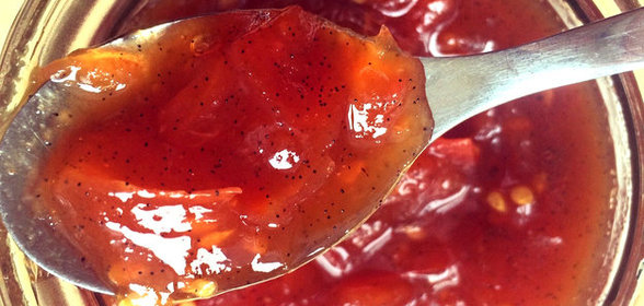 Томатный конфитюр с ванилью