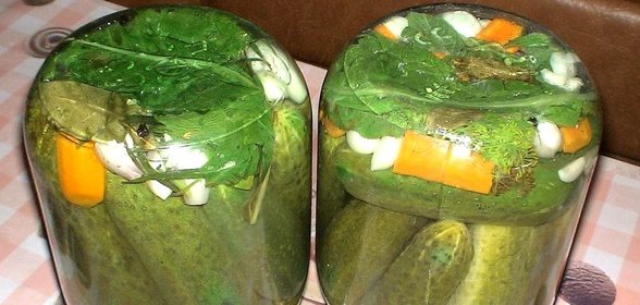 Маринованные хрустящие огурцы