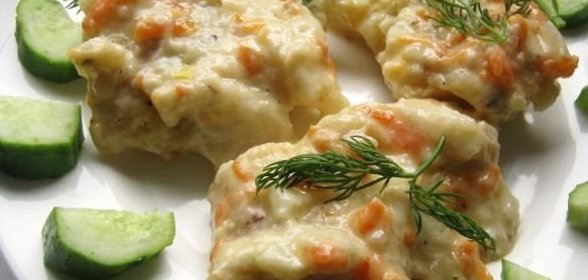 Минтай под маринадом