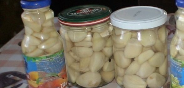 Маринованный чеснок на зиму