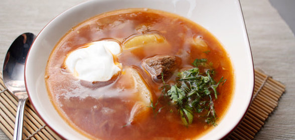 Суп из говядины с тмином