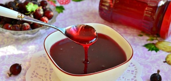 Джем из йошты с мятой на зиму