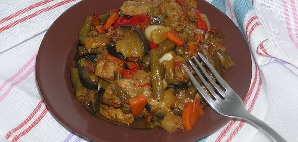 Мясо с овощами или вкусный ужин за полчаса