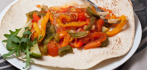 Гарнир из запеченных перцев