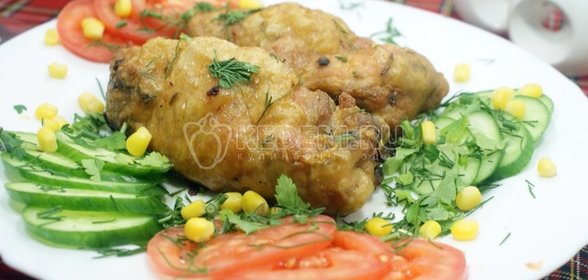 Рулетики из курицы с грибами