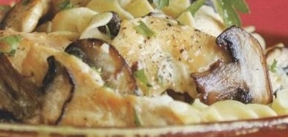 Грибной соус с куриным мясом
