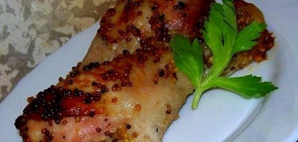 Куриные ножки в медово-горчичном маринаде