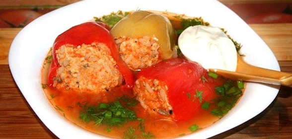 Летние голубцы с овощами