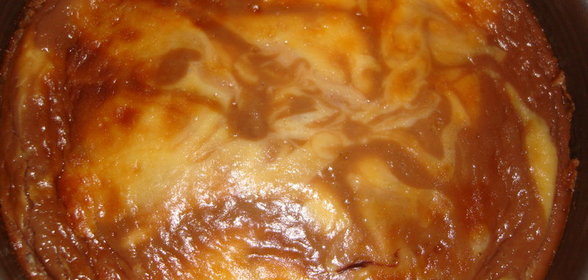 Чизкейк мрамоный с овсяным донышком