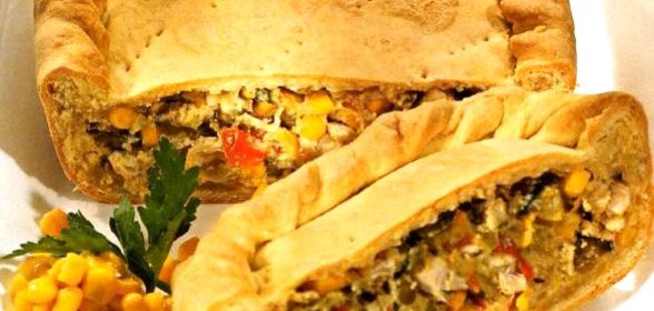 Бразильский пирог с курицей