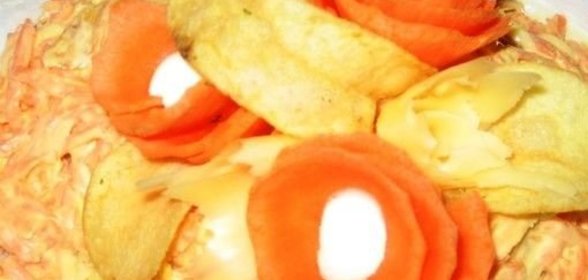 Слойки с грибами и сыром