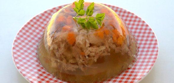 Заливное из курицы с желатином
