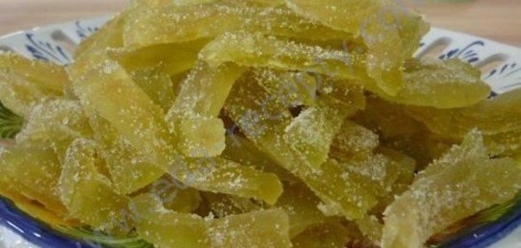 Цукаты из арбузных корок