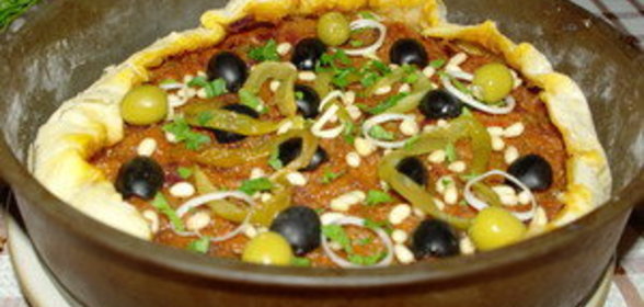 Постный закусочный киш От всего сердца