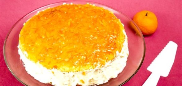 Апельсиновый ароматный пирог