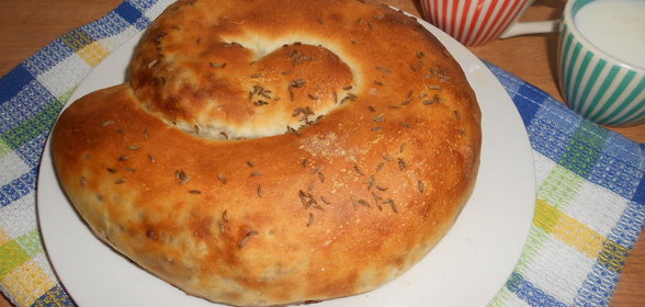 Гречнево-мясной пирог