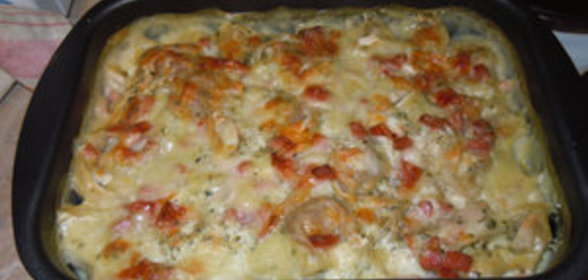 Запеченные шампиньоны