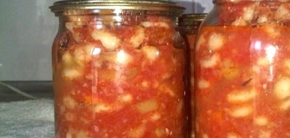 Маринованная фасоль на зиму