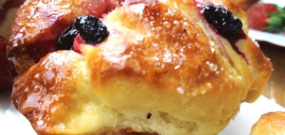 Булочки Ягодные фонтанчики