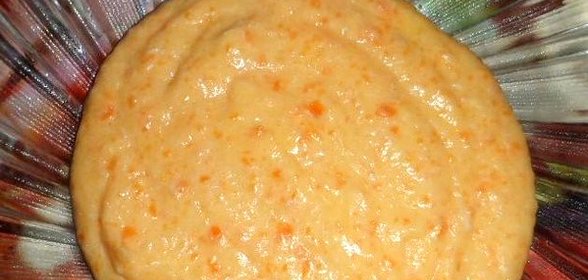 Овощное пюре с индейкой малышам