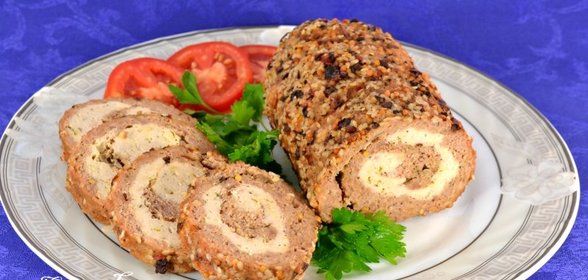 Мясной рулет Праздничный