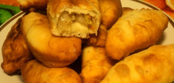 Пирожки с квашеной капустой жареные