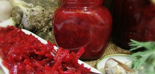 Икра из свёклы и моркови