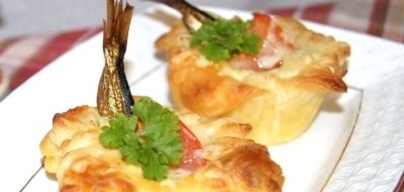 Тарталетки со шпротами