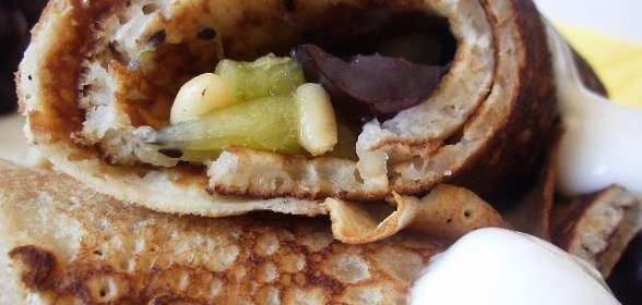 Блинчики с овсяными хлопьями