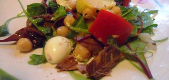 Говяжьи ребрышки с крокетами из белой фасоли