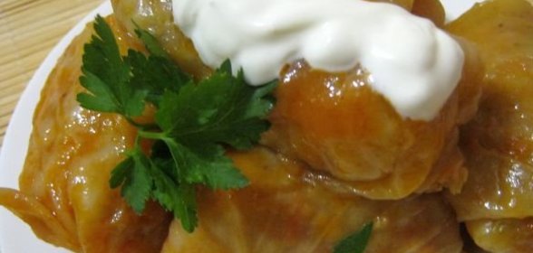 Голубцы домашние (из квашеной капусты)