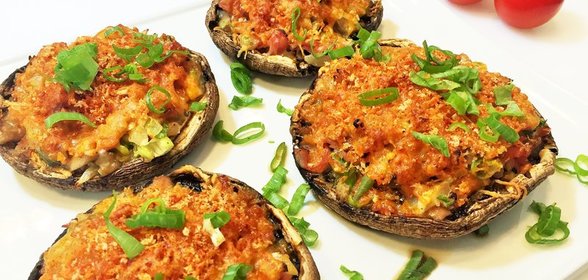 Фаршированные грибы ОРИГИНАЛЬНЫЕ. ( Шампиньоны, Портобелло и др.)