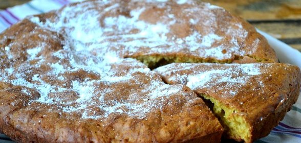 Сладкий пирог из кабачков