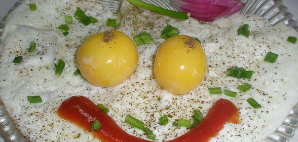 Яичница из замороженных яиц