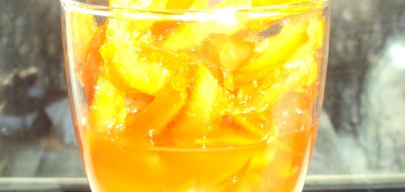 Цукаты из лимонных корок