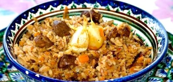 Плов из баранины по-узбекски