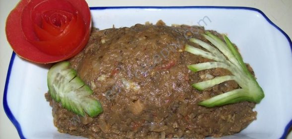 Икра из запеченых баклажанов на зиму