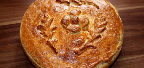 Пирог для любимого мужа на 23 Февраля