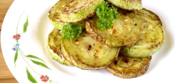 Жареные кабачки без муки