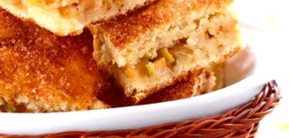 Яблочный кугель с мацой