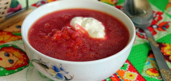 Борщ с квашеной капустой