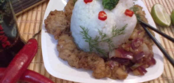 Свинина в кисло-сладком соусе Го Бао Жоу锅包肉