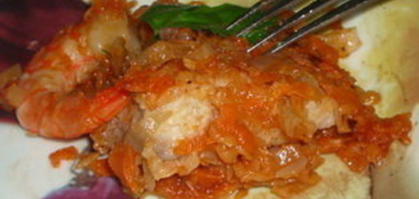 Морепродукты под маринадом