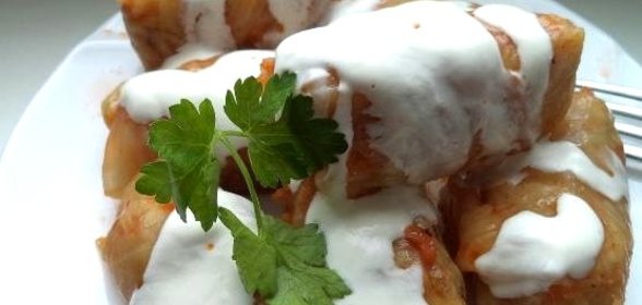 Голубцы из квашеной капусты