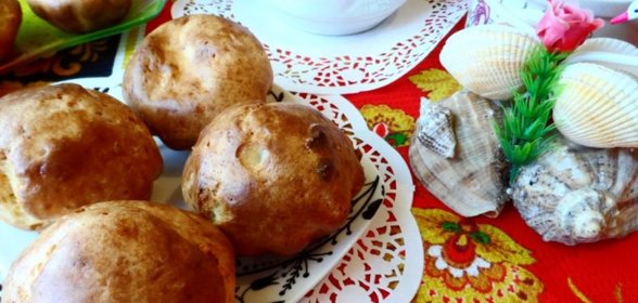 Кексы с плавлеными сырками