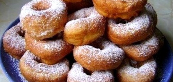 Творожные пончики