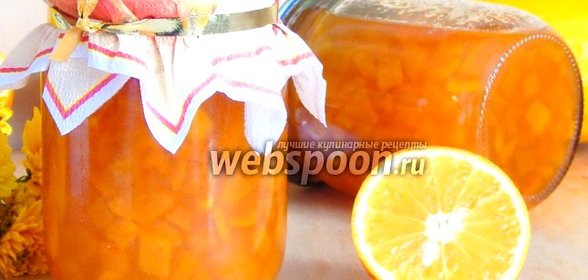 Кабачковое варенье с апельсином в мультиварке