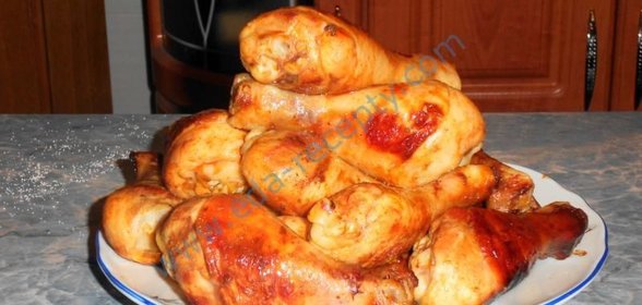 Голень куриная в медовом маринаде