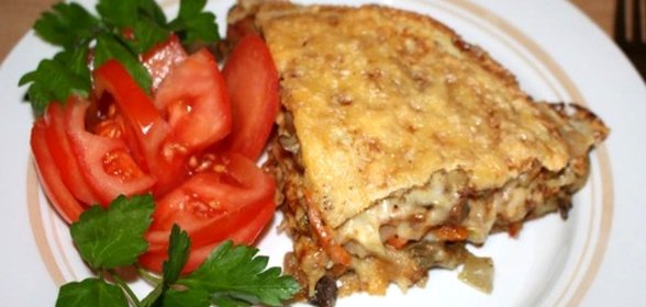 Лазанья из блинов