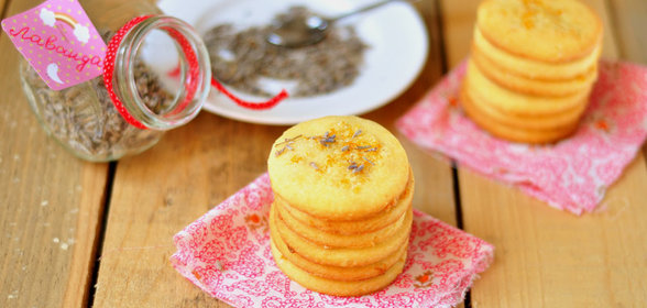 Лавандовый шортбред с лимонной корочкой